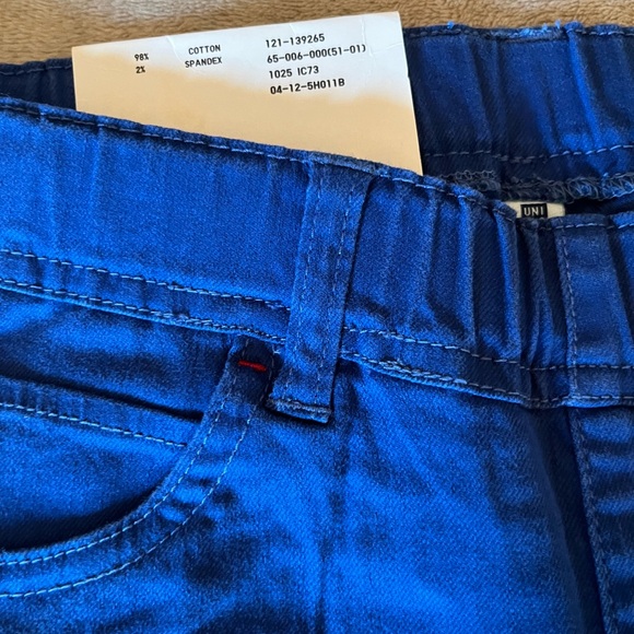 NWT UNIQLO Boys TWILL Easy Pants Height 57-61 inch Waist 23- 25 Inch 92%Cotton - Picture 3 of 9